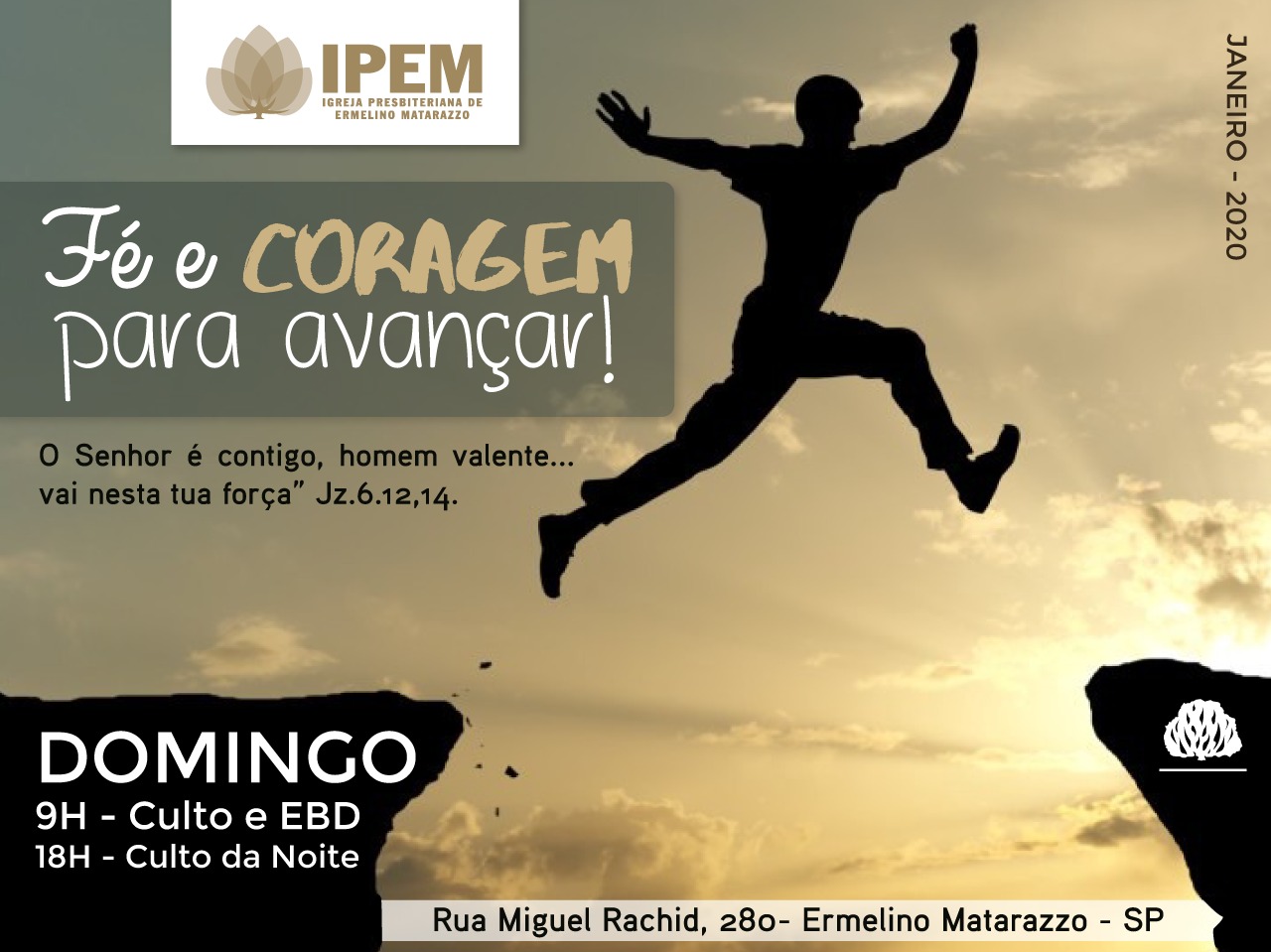 Fé e coragem para avançar